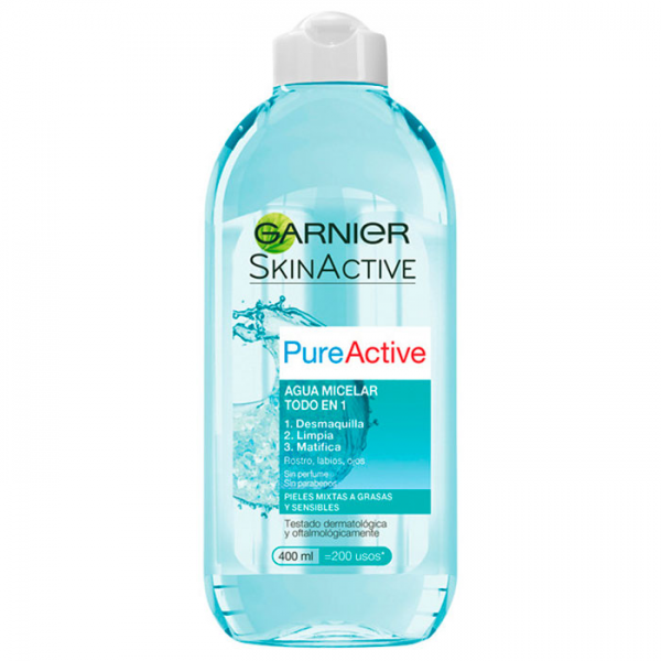 Pure Active Agua Micelar Todo en 1 - Piel mixta y grasa